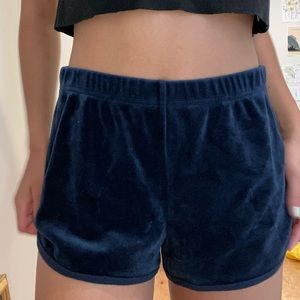 Velvet shorts